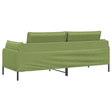 3-Seater Sofa 3-Seater Light Green 222 x 81 x 89 cm Velvet 42048645