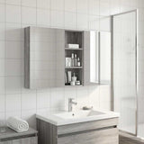 Bathroom Cabinet Set 3 pcs 130 x 14.5 x 70 cm Engineered wood 3403765