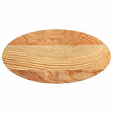 Table Top Light Brown 80x40x4 cm Solid Wood Oak Oval 4009049