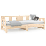Pull-out Day Bed without Mattress Solid Wood Pine 2x cm 820292