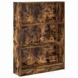 Bookcase Smoked Oak 80x24x109 cm Engineered Wood 857839