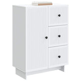 Sideboard with Drawer White 66 x 34.5 x 90 cm Engineered Wood 893935