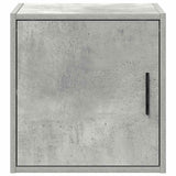Garage Wall Cabinets 2 pcs Concrete Grey Engineered Wood 860632