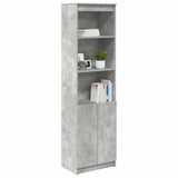Highboard Concrete Grey 50x35x180 cm Engineered Wood 3328465