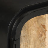 TV Cabinet 110x30x45 cm Rough Mango Wood 328414
