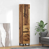 Highboard Old Wood 34.5 x 34 x 180 cm Engineered Wood 3415703
