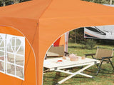 Pop-up Party Tent 290 x 290 x 245 cm Orange 42019866