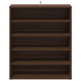 Shoe Cabinet Brown Oak 60x35x70 cm Engineered Wood 816016