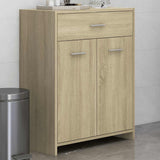 Bathroom Cabinet Sonoma Oak 60x33x80 cm Engineered Wood 849645