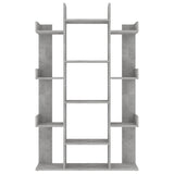 Book Cabinet Concrete Grey 86x25.5x140 cm Engineered Wood 808904