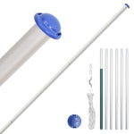 US Flag and Pole 6.23 m Aluminium 3147111