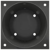 Round Ground Anchor 4 pcs Anthracite 18 x 18 x15 cm Metal 42030130