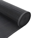 Rug Rectangular Grey100x400 cm Bamboo 376958