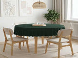 Table Cloth 5 pcs Round Dark Green 160 cm 42040494