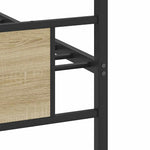 Bed Frame without Mattress Sonoma Oak 90x190 cm Single Engineered Wood 4106802