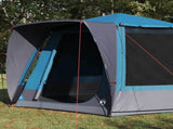 Camping Tent Cabin with Roof Blue 420 x 420 x 227 cm Polyester 42001027