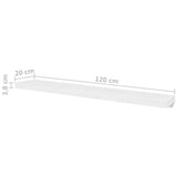 Wall Shelves 4 pcs White 120 cm 276000
