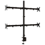 ZNTS Monitor Mount Black Steel VESA 75/100 mm 358004