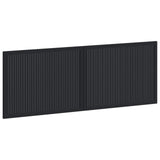 Wall-Mounted Headboard EDE Black Engineered Wood 896076