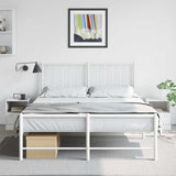 Bedside Cabinets 2 pcs White 34.5x39x44 cm Steel 841762
