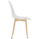Dining Chairs 2 pcs Transparent PET 338062