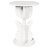 Coffee Table White 39.5 x 39.5 x 53.5 cm Solid pine wood 873557
