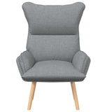 Armchair Light Grey 69 x 74 x 93 cm Fabric 42001865