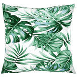 Sofa Cushions 4 pcs Leaf Pattern 60x60 cm Fabric 360415