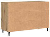 Sideboard Artisan Oak 90 x 34 x 80 cm Engineered Wood 879587