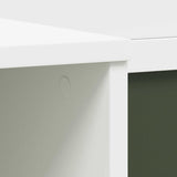 Desk with Open Storage and Chalkboard with Shelf ROROS White 42003032