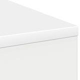 Desk with Drawer White 100 x 40 x 75 cm Engineered Wood 8000452