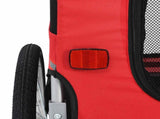 Pet Bike Trailer Red and Black 91766