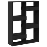 Room Divider Black 100x33x135 cm Engineered Wood 3309556