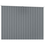 Garden Shed Grey 195x198x159 cm Galvanised Steel 46254