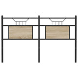 Replace Headboard Sonoma Oak 150 cm Engineered Wood and Steel 4106826
