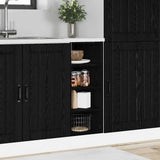 Kitchen Base Cabinet with Shelf Black oak 30 x 44.5 x 81.5 cm 876650