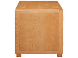Cabinet with Drawer with Storage Brown Solid Oak Wood 4106559