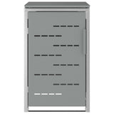 Wheelie Bin Storage Grey 77.5 x 69 x 112.5 cm Stainless Steel 42028998