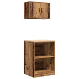 Garage Cabinets 2 pcs Old Wood Engineered Wood 3328285