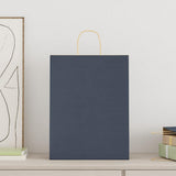 Paper Bags 250 pcs with Handles Blue 32x12x42 cm 4101704
