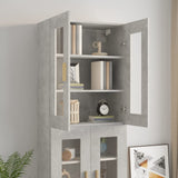 Hanging Wall Cabinet Concrete Grey 69.5x34x90 cm 812280