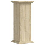 ZNTS Plant Stand Sonoma Oak 33x33x80 cm Engineered Wood 852971