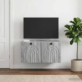 Wall-Mounted TV Cabinet Grey Sonoma 59.5 x 31 x 30 cm 898201