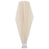 Collapsible Terrace Side Awning Cream 160 cm 44577