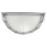 Planter Silver 60 x 30 x 35 cm Galvanised Steel 883701