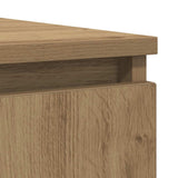 Sideboard with Drawers Artisan Oak 100.5x35x76 cm Engineered Wood 3328452