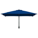 Garden Parasol 248.5 x 247.5 x 160 cm Polyester and Steel 42003258