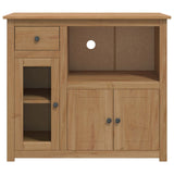 Microwave Sideboard PANAMA Honey Wax 99.5 x 44 x 86.5 cm 42033388