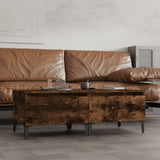 Side Tables 2 pcs Smoked Oak 50x46x35 cm Engineered Wood 819527