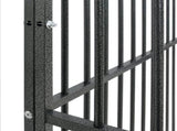 Dog Playpen 16 Panels Black Galvanised Steel 3209559